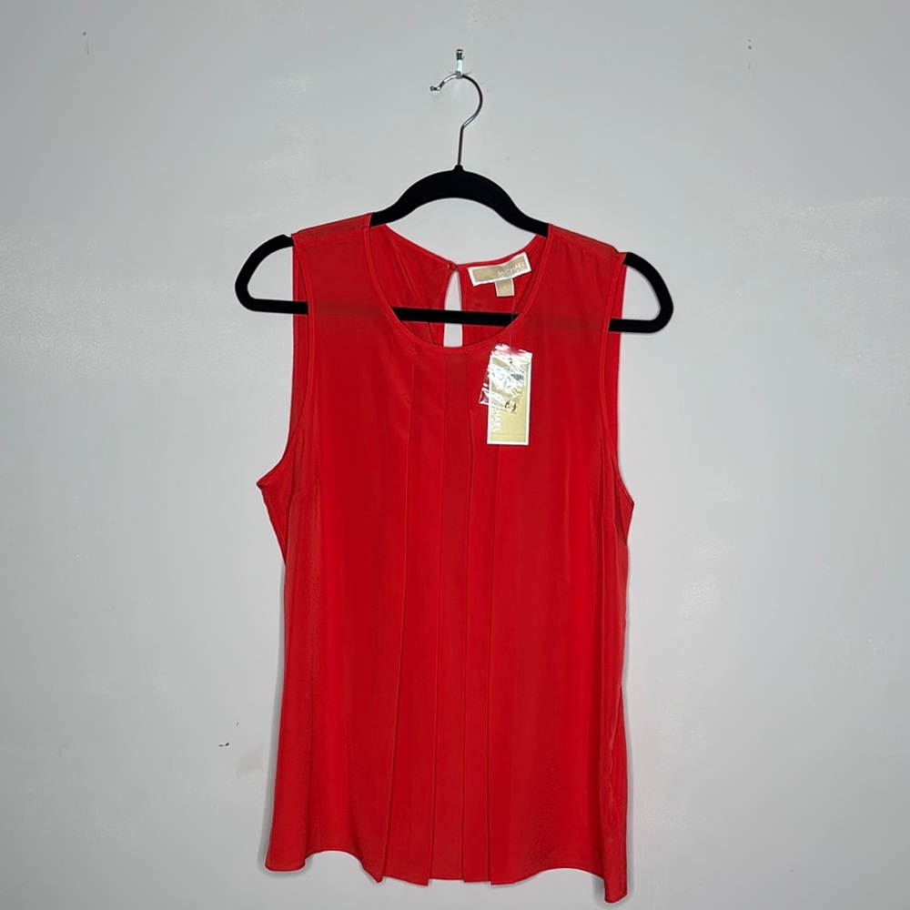 MICHAEL Michael Kors Bold Red Tank Top
